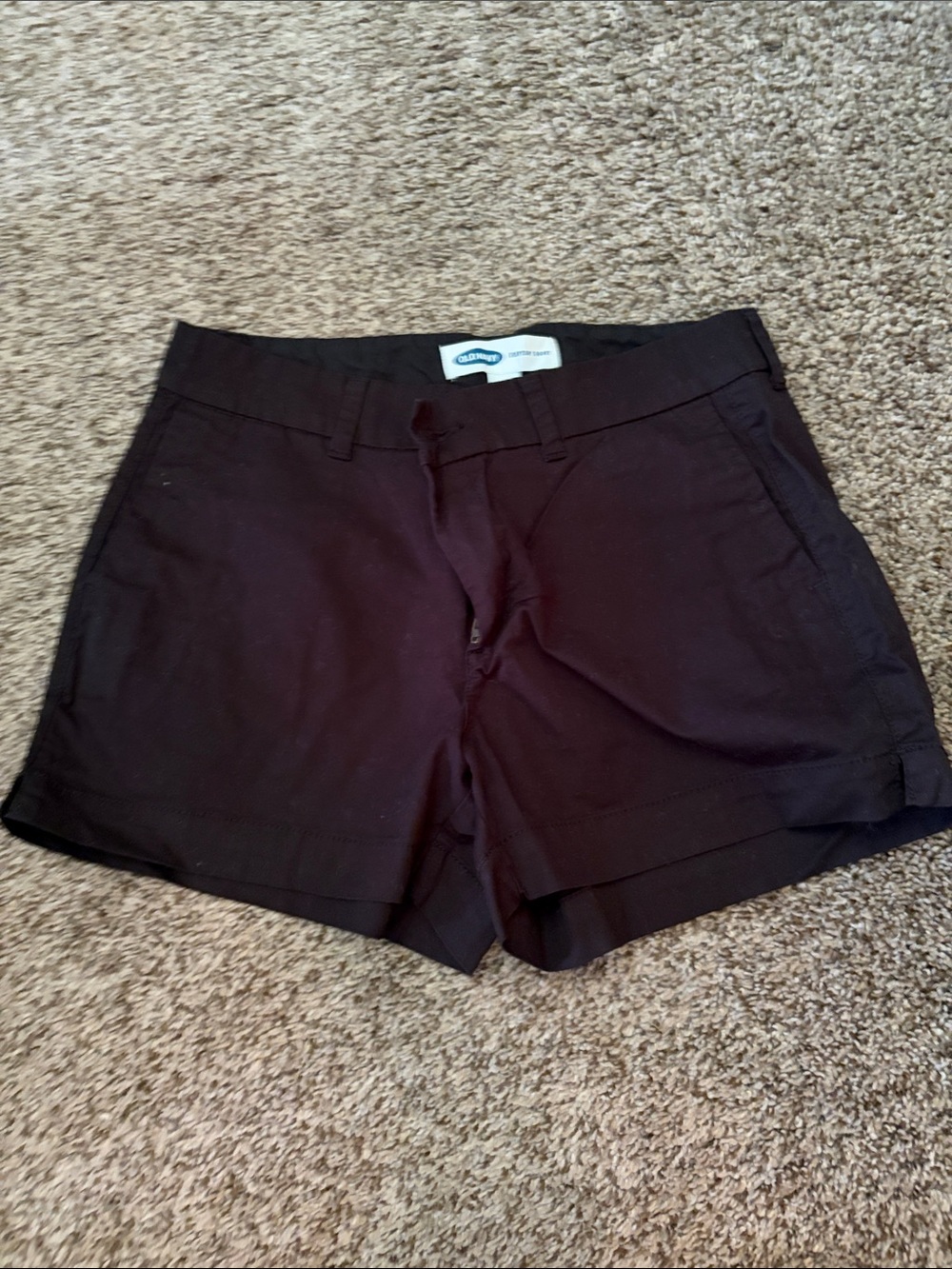 Old Navy Women's Dark Brown Casual Bermuda Shorts